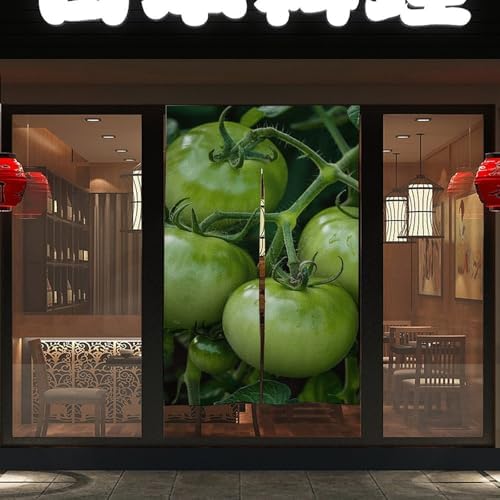 Green Tomatoes Door Cover Curtain 57x17 Inches