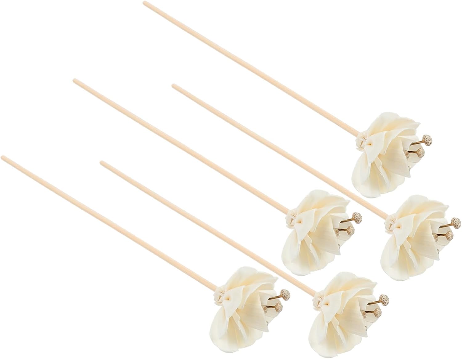 Zerodeko 5pcs Natural Rattan Diffuser Sticks for Home Fragrance