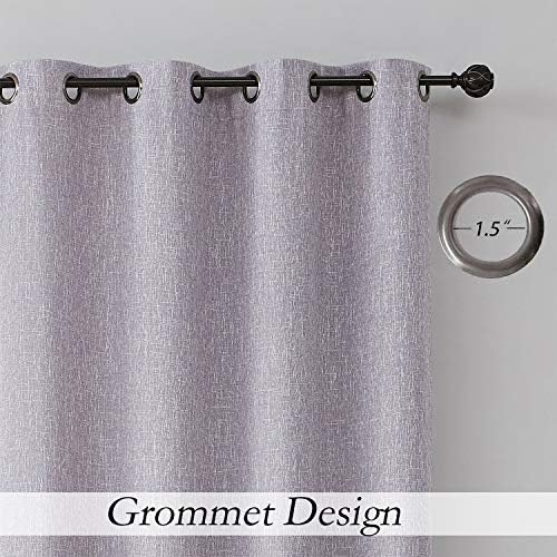 Central Park Lavender Blackout Curtain Panels 50x63 2 Panels