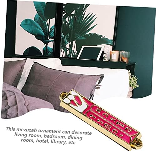 Happyyami Retro Metal Mezuzah Door Decor