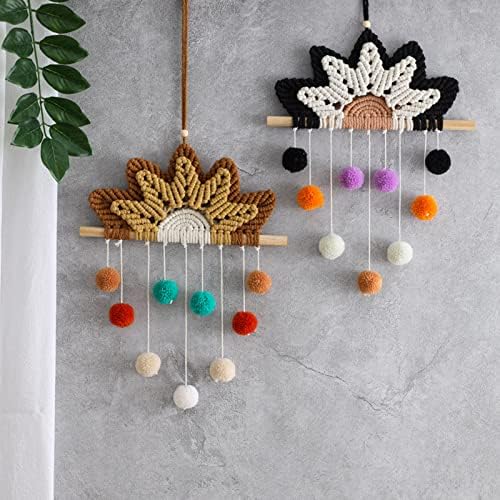 Rainbow Plush Dream Catcher Wall Decor