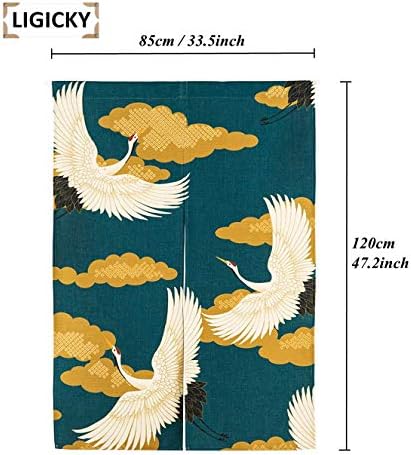 LIGICKY Noren Doorway Curtain 335x472