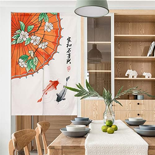 Japanese Noren Door Curtain Cotton Linen Decor