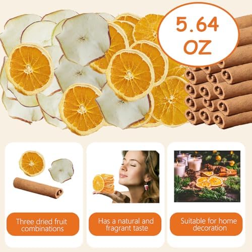 Tahonuss Dried Orange Slices Cinnamon Potpourri Set