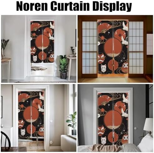 Japanese Doorway Curtain Noren Artistic Painting 335x709
