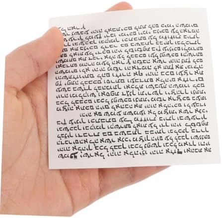 Zerodeko 100pcs Mezuzah Scroll for Door Decorations