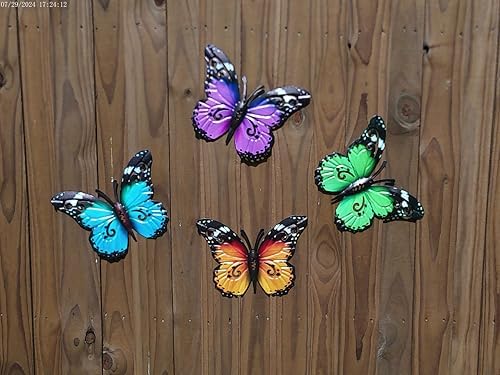 Sunny Barrel Decorative Butterfly Wall Art Set of 4