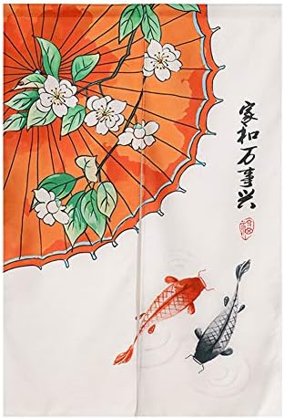 Japanese Noren Door Curtain Cotton Linen Decor