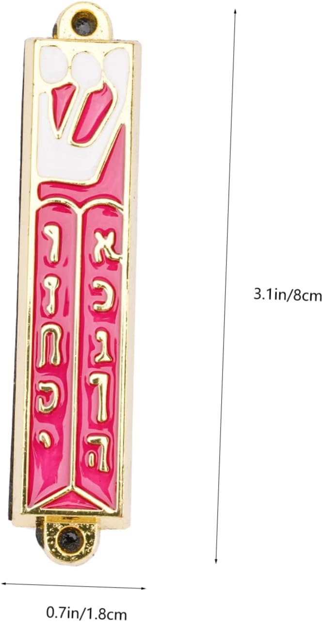 Happyyami Retro Metal Mezuzah Door Decor