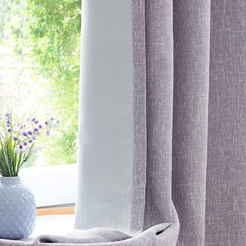 Central Park Lavender Blackout Curtain Panels 50x63 2 Panels