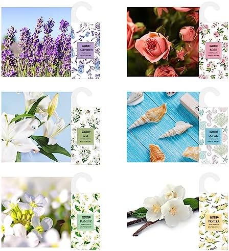MYARO 12 Pack Scented Sachets for Drawers Closets
