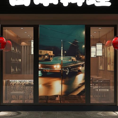 Running Car Door Curtain Split Panel Divider
