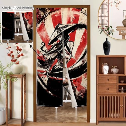 Traditional Japanese Noren Door Curtain 34x60 Inches