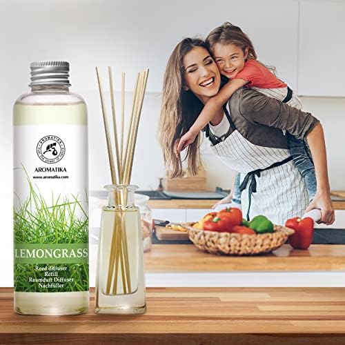 Lemongrass Reed Diffuser Refill - 68 Fl Oz Natural Essential Oil