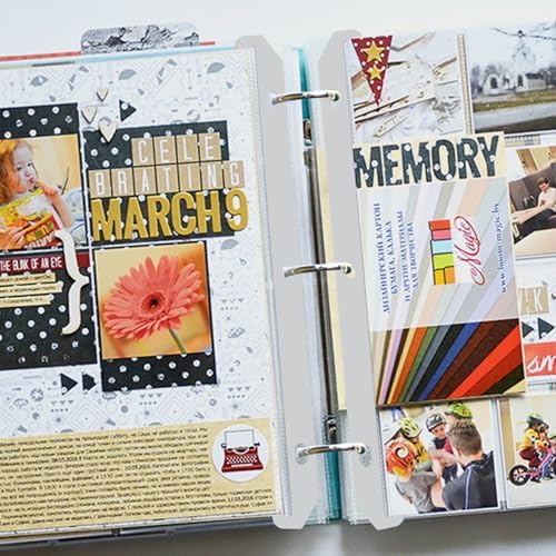 40 Pcs 3 Hole Magazine Holders for Storage and Organization