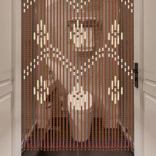 Wooden Bead Curtain 32 Lines for Living Room and Bedroom