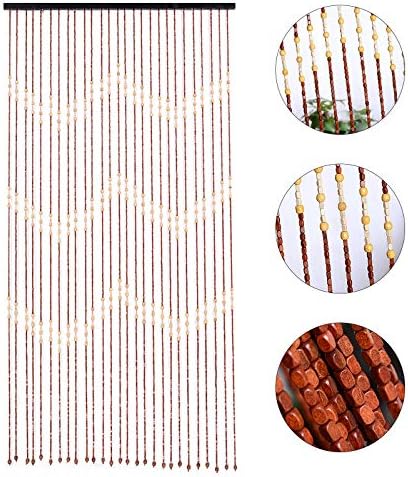 TFCFL 27 String Wooden Beaded Curtains 90x175cm