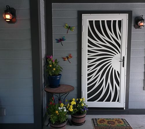Sunny Barrel Vibrant Metal Dragonfly Wall Decor Set of 3