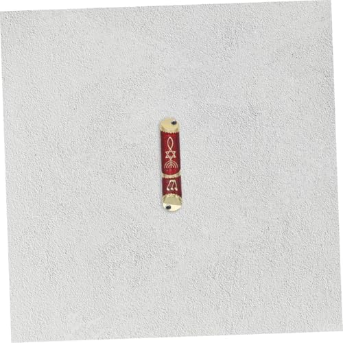 2 Sets Elegant Jewish Mezuzah with Authentic Scroll and Unique Metal Design