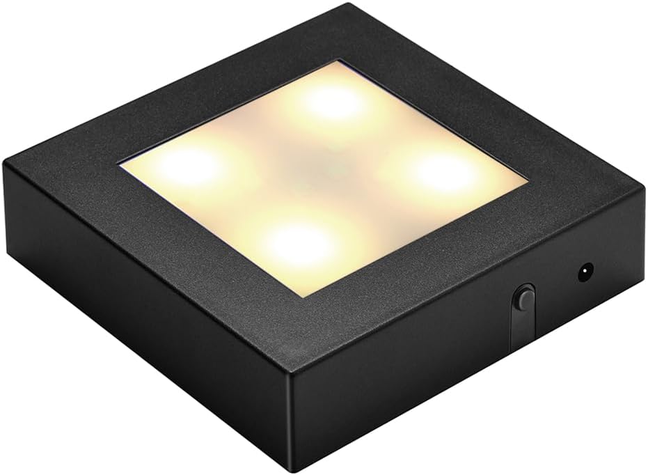 LED Lighted Square Display Stand for Decor and Crystals