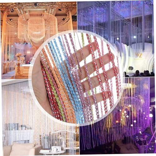 Rainbow Door Curtain with Tassels - 3937x7874 Inch