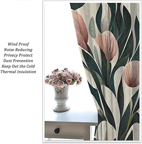 JESTRONRY Abstract Floral Curtains for Living Room Bedroom