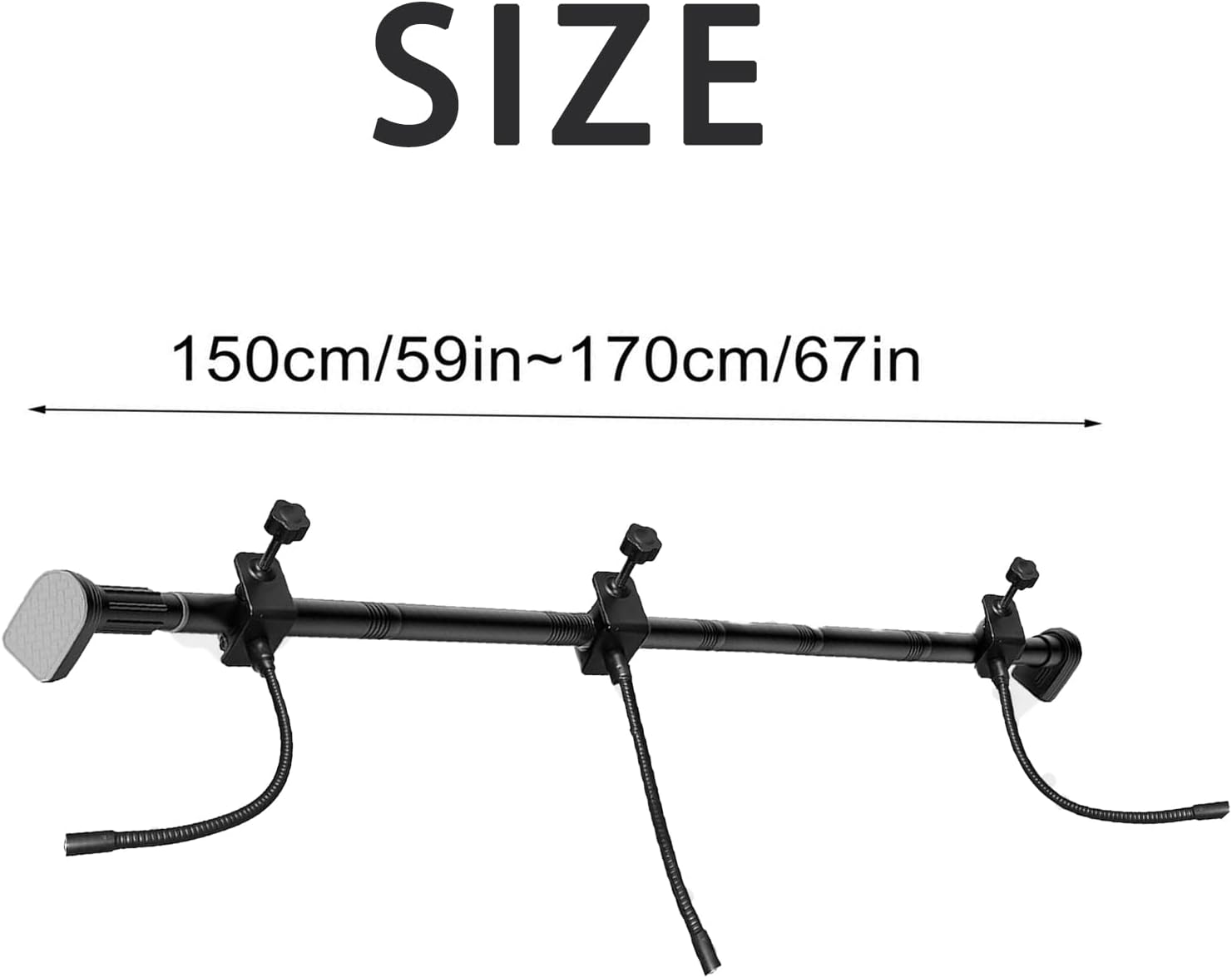 Adjustable Wreath Hanger for Front Door No Hardware Needed