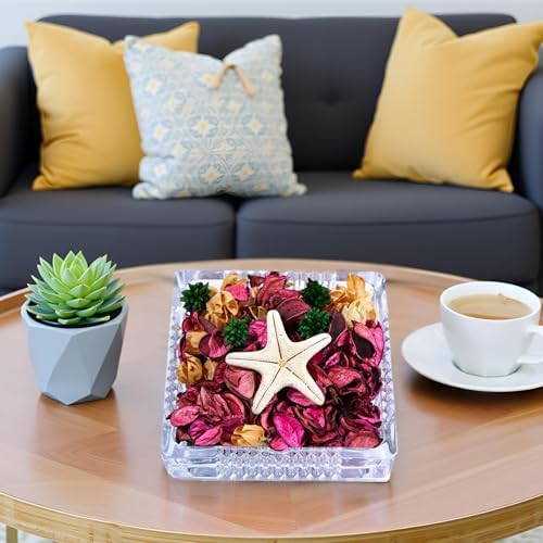 Pretysnow Rose Scented Potpourri - 49oz Long-Lasting Fragrance