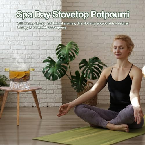 Spa Day Stovetop Potpourri with Cinnamon Lemongrass Orange Lemon Rosemary Sage