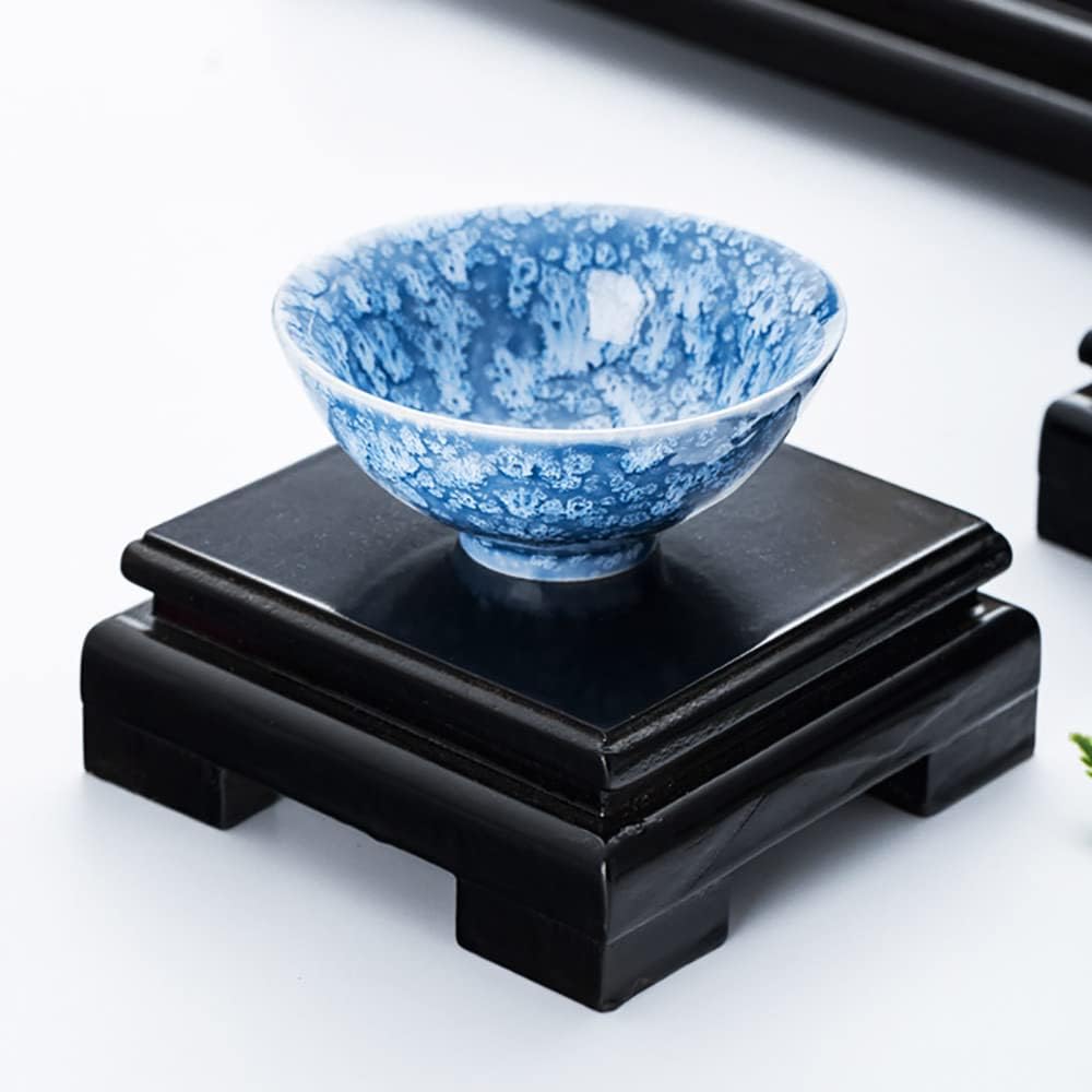 GOLDYWENDY Square Solid Wood Pedestal Stand