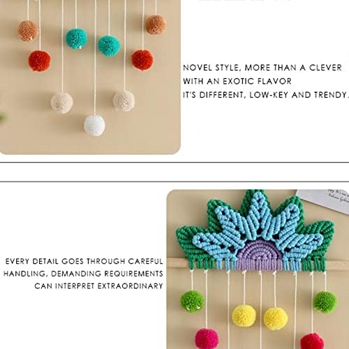 Rainbow Plush Dream Catcher Wall Decor