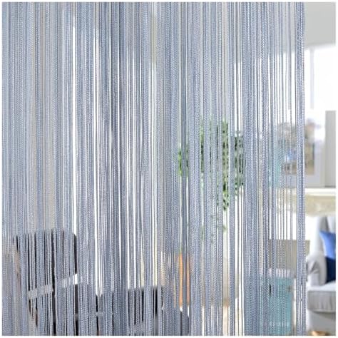 TYLPFH String Curtains 300x290cm Solid Color Panels