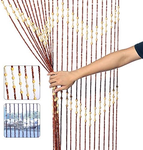 TFCFL 27 String Wooden Beaded Curtains 90x175cm