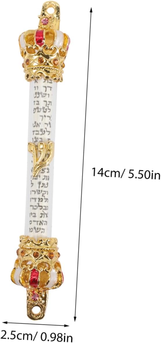 IMIKEYA Delicate Metal Mezuzah Door Decoration