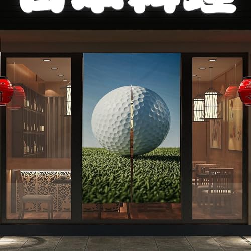 Golf Ball Door Cover Curtain 57x17 Inches