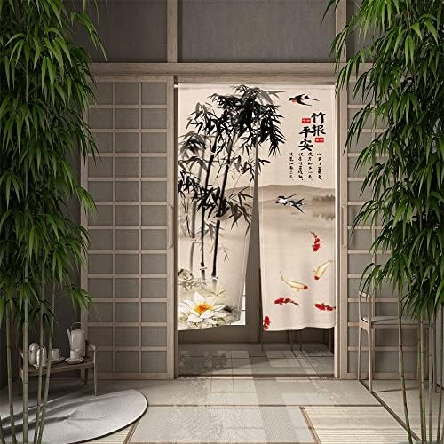 ChloropLastid Traditional Painting Doorway Curtain