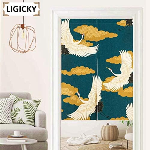 LIGICKY Noren Doorway Curtain 335x472