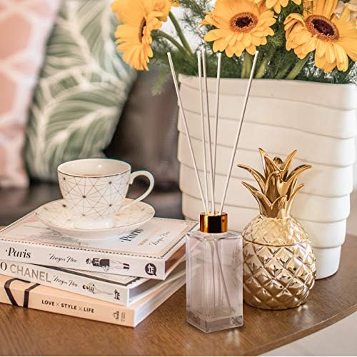 100 Pieces Fiber Reed Diffuser Sticks 10 x 3mm White