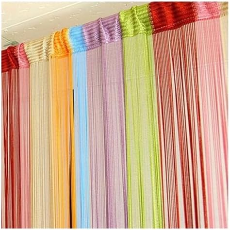 Mixed Color Thread Curtains 100x200cm Panels