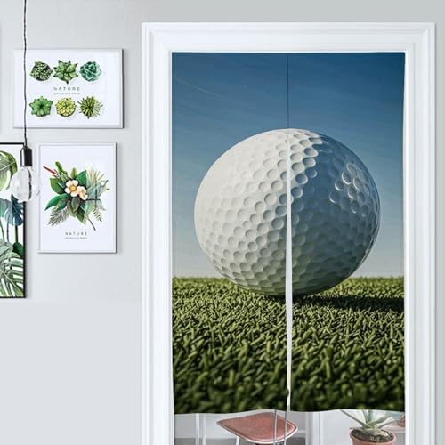 Golf Ball Door Cover Curtain 57x17 Inches