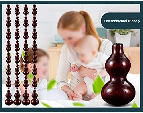 KDDEON Natural Wood Bead Curtain for Doorway Decorations