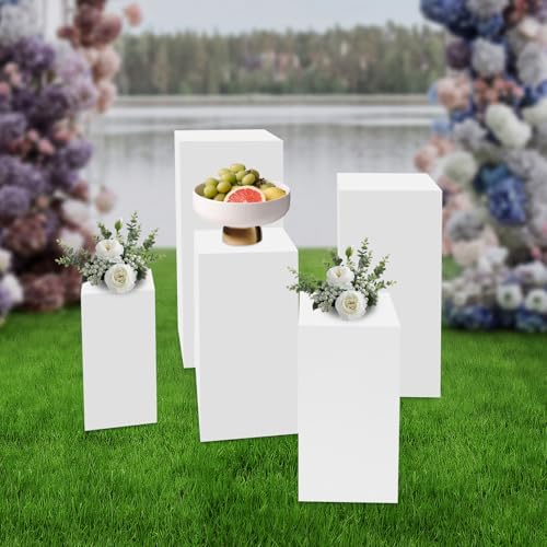 5pcs Metal Display Pedestal Stand for Party Wedding Dessert Tables