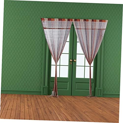 Cabilock Boho Thread Curtains for Bedroom and Living Room