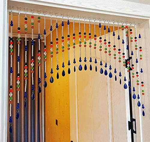 Clear Crystal Beaded Curtain for Doorways and Windows