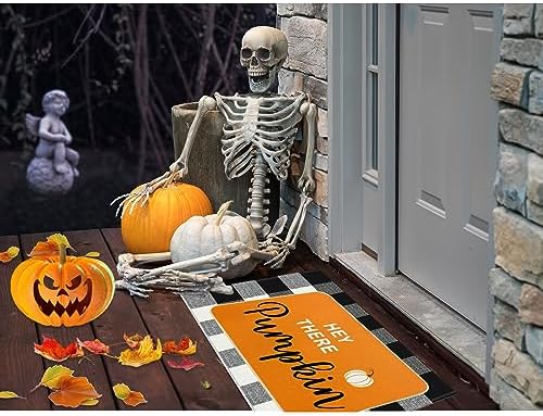 Hey There Pumpkin Door Mat 2 Pcs Fall Welcome Mat