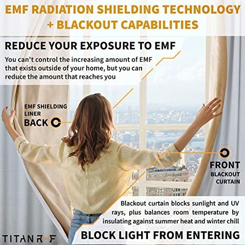 Mission Darkness TitanRF Radiation Shielding Curtains