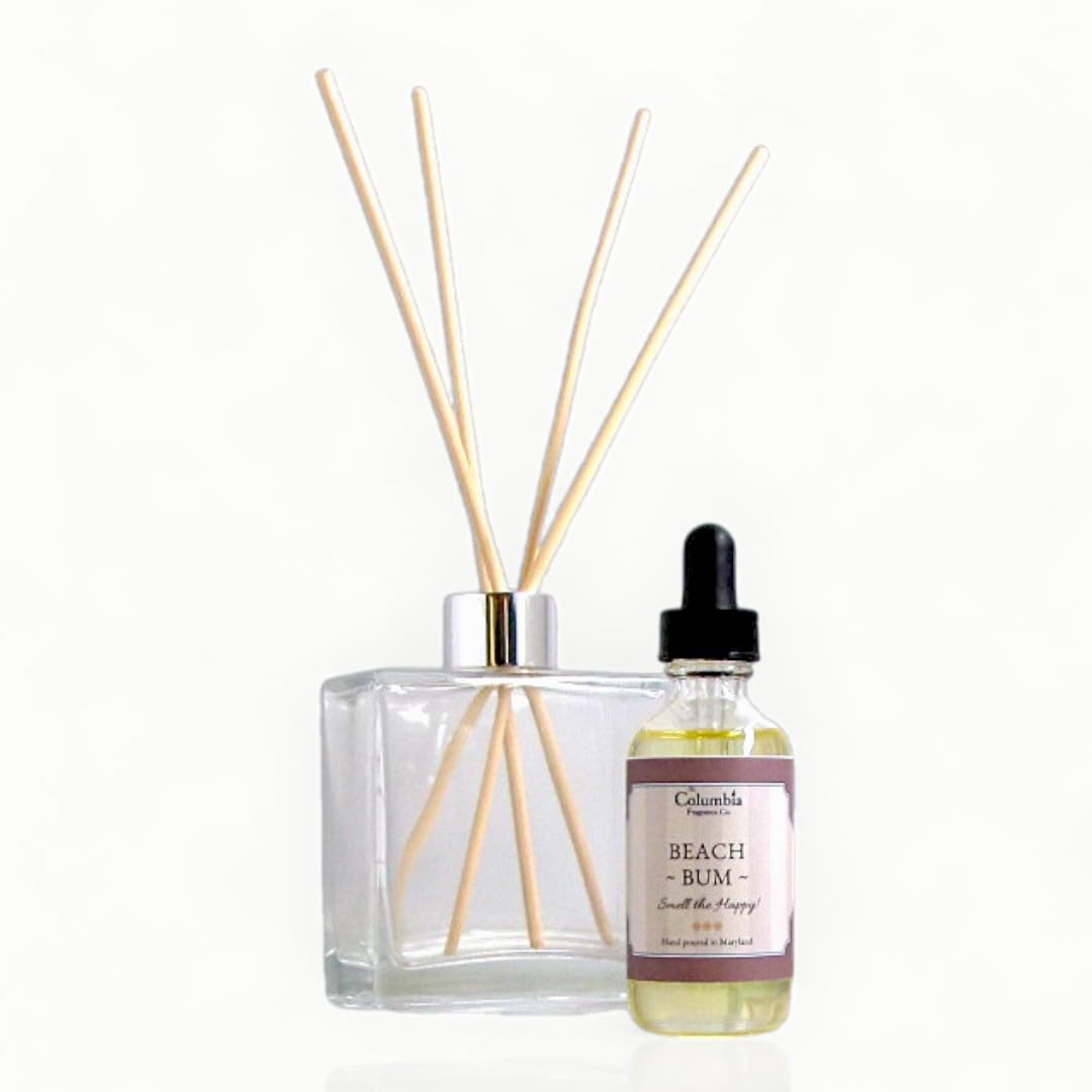 Columbia Beach Bum Reed Diffuser Oil 2 oz with 5 Reeds