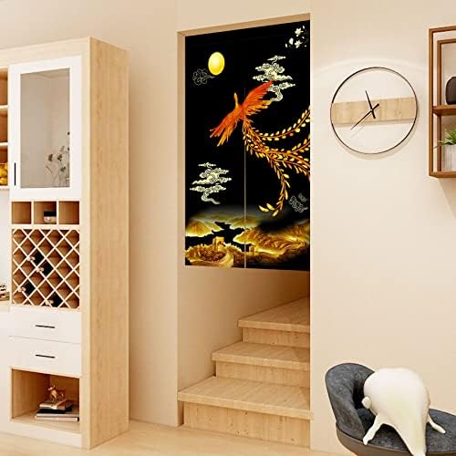 LIGICKY Chinese Style Noren Door Curtain Double Sided
