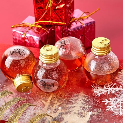 Patelai Clear Christmas Fillable Ornaments 48 Pcs