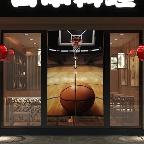 Basketball Split Door Curtain 17x57 Inch Panel Divider